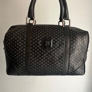 Vintage Céline Macadam Boston Bag